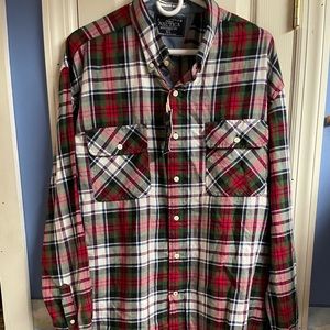 NAUTICA MENS PLAID SHIRT NEW WITH TAGS